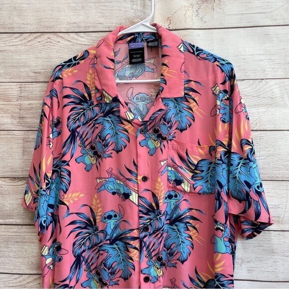 DISNEY STITCH BUTTON FRONT SHIRT - Picture 2 of 5